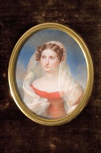 Portrait of Countess Dolly de Ficquelmont (1804-1863). Artist: Comte de Girardin, Alexandre François Louis (1777-1848)