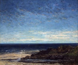 The Sea, 1867. Artist: Courbet, Gustave (1819-1877)