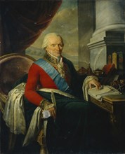 Portrait of Prince Mikhail Mikhailovich Shcherbatov (1733-1790), Late 18th cent.. Artist: Courteille, Nicolas, de (1768-after 1830)