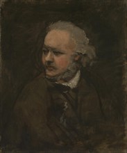 Portrait of the painter Honoré Daumier (1808-1879), c. 1876. Artist: Daubigny, Charles-François (1817-1878)