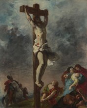 Christ on the Cross, 1853. Artist: Delacroix, Eugène (1798-1863)