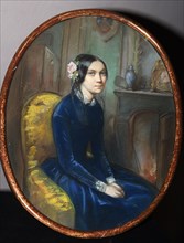 Portrait of Idalia Poletika, 1848. Artist: Dessain, Emile François (1808-1882)
