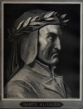 Dante Alighieri (1265-1321), 1860. Artist: Doré, Gustave (1832-1883)