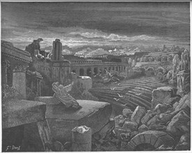 Isaiah's Vision of the Destruction of Babylon, 1897. Artist: Doré, Gustave (1832-1883)
