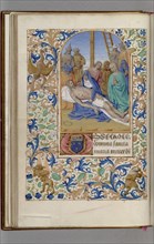 Pietà (Book of Hours), 1450-1499. Artist: Fouquet, Jean (workshop)