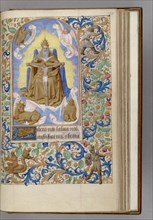Gnadenstuhl (Book of Hours), 1450-1499. Artist: Fouquet, Jean (workshop)