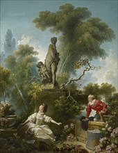 The Progress of Love: The Meeting, ca 1773. Artist: Fragonard, Jean Honoré (1732-1806)
