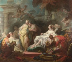 Psyche showing her Sisters her Gifts from Cupid, 1753. Artist: Fragonard, Jean Honoré (1732-1806)