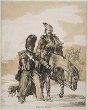 The Retreat from Russia, ca 1818. Artist: Géricault, Théodore (1791-1824)