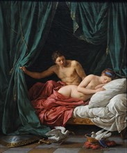 Mars and Venus (Allegory of Peace), 1770. Artist: Lagrenée, Louis-Jean-François (1725-1805)