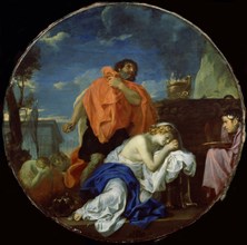 Jephthah's Sacrifice. Artist: Le Brun, Charles (1619-1690)