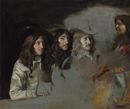 Three Men and a Boy, c. 1647-1648. Artist: Le Nain, Louis (1593-1648)