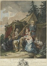 The Balalaika Player, 1765. Artist: Le Prince, Jean-Baptiste (1734-1781)