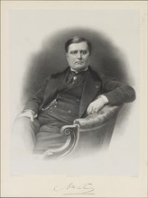 Portrait of Alexandre Florian Joseph, Count Colonna-Walewski (1810-1868). Artist: Lemoine, Auguste (1822-1869)