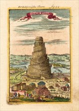 Tower of Babel, 1719. Artist: Mallet, Alain Manesson (1630-1706)