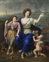 The Marquise de Seignelay and Two of her Sons, 1691. Artist: Mignard, Pierre (1612-1695)