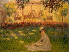 Woman in a Garden, 1876. Artist: Monet, Claude (1840-1926)