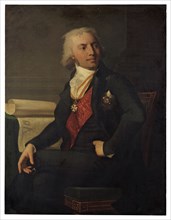 Portrait of Friedrich Karl Ludwig, Duke of Schleswig-Holstein-Sonderburg-Beck (1757-1816), 1798. Artist: Monnier, Jean Laurent (1743/46-1808)