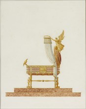 Design of the Bassinet for His Majesty the King of Rome, 1811. Artist: Percier, Charles (1764-1838)