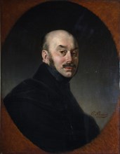 Portrait of Count Mikhail Fyodorovich Orlov (1788-1842), 1840. Artist: Pluchart, Eugéne (1809-1880)