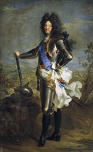 Louis XIV, King of France (1638-1715), 1701. Artist: Rigaud, Hyacinthe François Honoré (1659-1743)