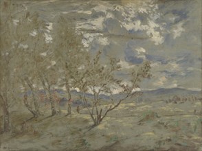 Landscape, ca 1865. Artist: Rousseau, Théodore (1812-1867)