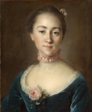 Portrait of Countess Ekaterina Golovkina, 1757. Artist: Tocqué, Louis (1696-1772)