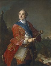 Portrait of Count Kirill Razumovsky (1728-1803), the last Hetman of Ukraine, 1758. Artist: Tocqué, Louis (1696-1772)
