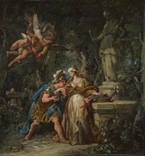 Jason swearing Eternal Affection to Medea, 1743. Artist: Troy, Jean-François de (1679-1752)