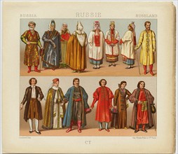 Russian Dress, 1880. Artist: Urrabieta Vierge, Daniel (1851-1904)