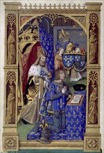 Louis XII of France (Book of Hours of Charles VIII, King of France), Between 1494 and 1496. Artist: Vérard, Antoine (active 1485-1512)