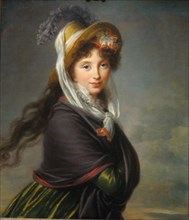 Portrait of Princess Irina Ivanovna Vorontsova, née Izmaylova (1768-1848), ca 1797. Artist: Vigée-Lebrun, Marie Louise Elisabeth (1755-1842)