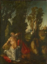 The penitent Saint Jerome, 1502. Artist: Cranach, Lucas, the Elder (1472-1553)