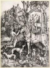 The Vision of Saint Eustace, c. 1501. Artist: Dürer, Albrecht (1471-1528)