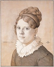 Portrait of Henriette Schnorr von Carolsfeld, 1817. Artist: Schnorr von Carolsfeld, Julius (1794-1872)