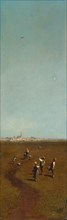 Flying Kites, ca 1880-1885. Artist: Spitzweg, Carl (1808-1885)