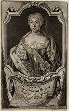 Portrait of Princess Anna Leopoldovna (1718-1746), tsar's Ivan VI mother, 1739. Artist: Sysang, Johann Christoph (1703-1757)