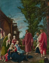 Christ taking Leave of his Mother, c. 1520. Artist: Altdorfer, Albrecht (c. 1480-1538)