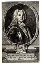 Portrait of Ernst Johann von Biron (1690-1772), Duke of Courland and Semigallia and regent of the Russian Empire. Artist: Anonymous