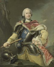 Portrait of Frederick Christian, Elector of Saxony (1722-1763), 1751. Artist: Boy, Gottfried (1701-1755)
