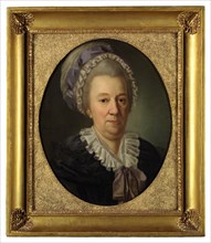 Portrait of Princess Yekaterina Ivanovna Cherkasova (1727-1797), née Hedvig Elisabeth von Biron, 1781. Artist: Darbès, Joseph Friedrich August (1747-1810)