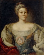 Portrait of Princess Alexandra Kurakina, née Panina (1711-1786). Artist: Frankart, Johann Balthasar (1711-1743)