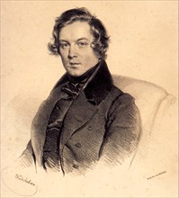 Robert Schumann (1810-1856), 1839. Artist: Kriehuber, Josef (1800-1876)