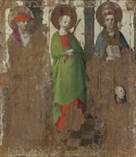 Three Saints, c. 1450. Artist: Lochner, Stephan (ca 1400/10-1451)