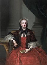Portrait of Maria Amalia of Saxony (1724?1760), Queen consort of Spain, ca 1760. Artist: Mengs, Anton Raphael (1728-1779)