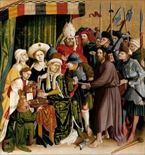 Christ before Pilate. The Wings of the Wurzach Altar, 1437. Artist: Multscher, Hans (c. 1400-1467)