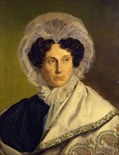Portait of the Artist's Mother, c.1833. Artist: Rethel, Alfred (1816-1859)