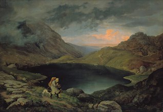 Lake in the Riesengebirge, 1839. Artist: Richter, Gustav (Karl Ludwig) (1823-1884)