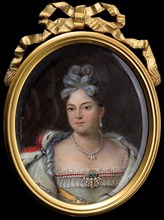 Portrait of Grand Duchess Anna Petrovna of Russia (1708-1728), 1874. Artist: Rockstuhl, Alois Gustav (1798-1877)