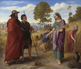 Ruth in Boaz's Field, 1828. Artist: Schnorr von Carolsfeld, Julius (1794-1872)